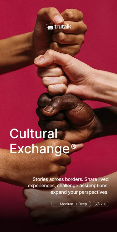 Cultural Exchange screen of the TruTalk web app