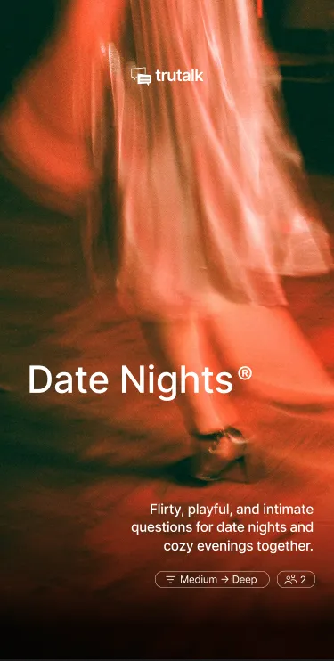 Date Nights screen of the TruTalk web app