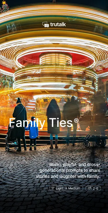 Family Ties screen of the TruTalk web app
