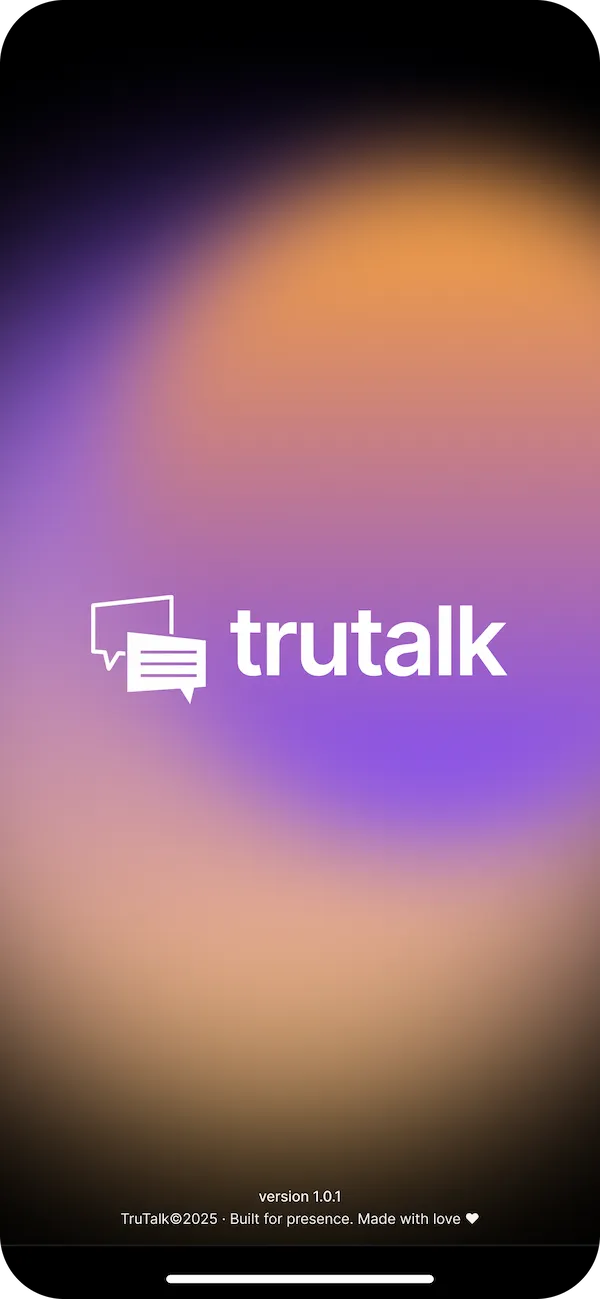 TruTalk splash screen